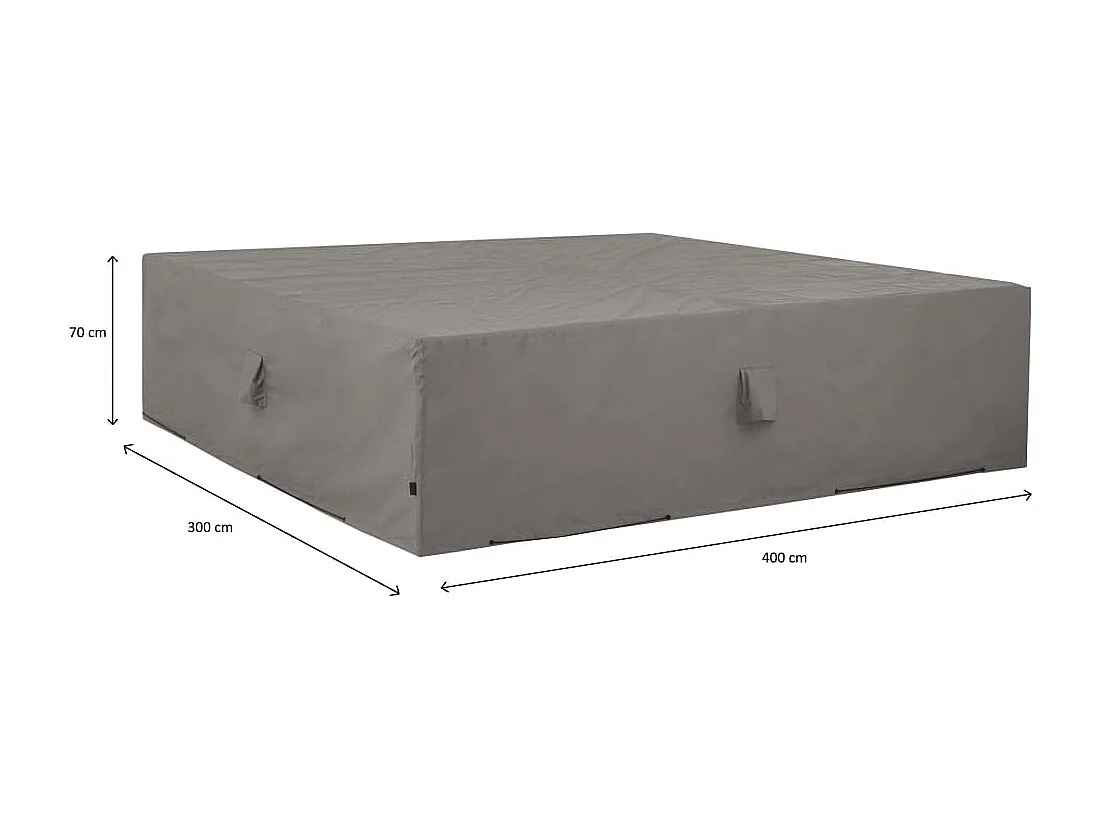 Copertura per Set Mobili da Esterno 400x300x70 cm Grigio