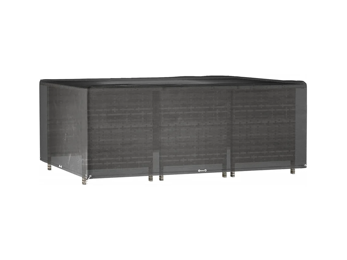 Funda para muebles jardín 16 ojales rectangular 278x204x105cm