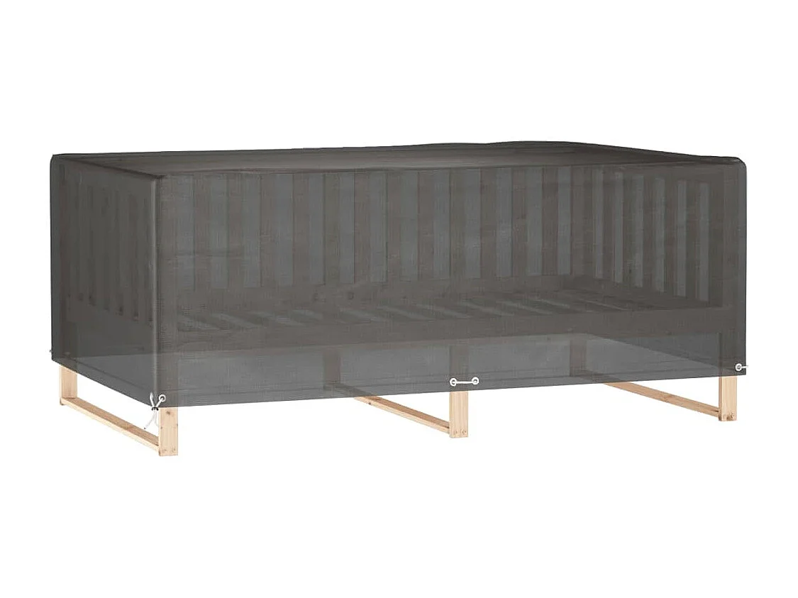 Gartenmöbel-Abdeckung 12 Ösen 227x152x65 cm Rechteckig