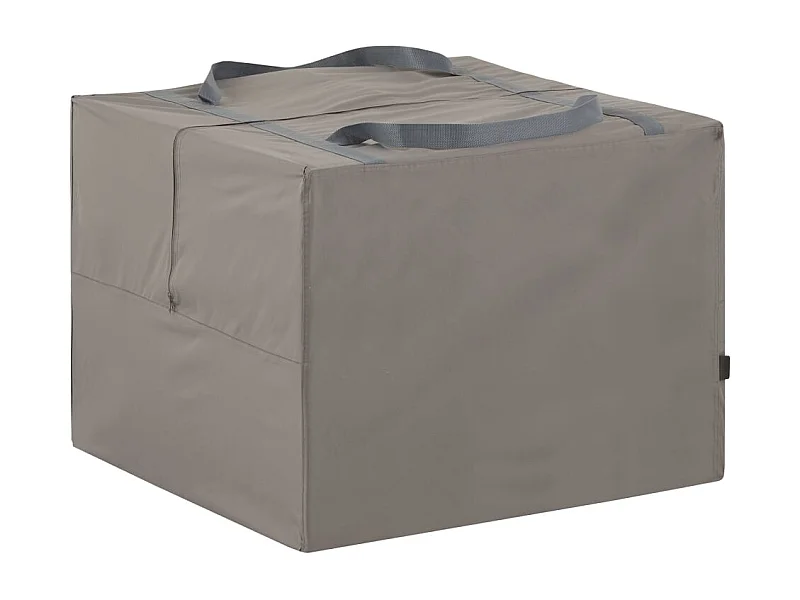 Hoes voor tuinkussens 80x80x60 cm grijs