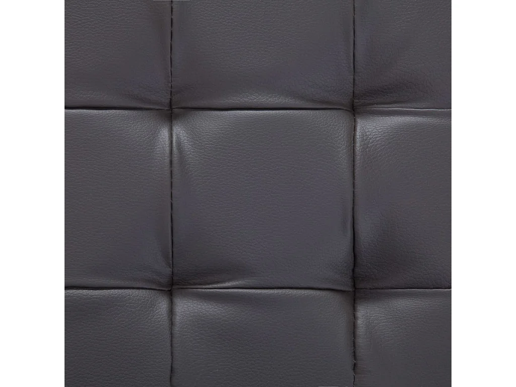 Cassapanca 87,5 cm Grigia in Similpelle