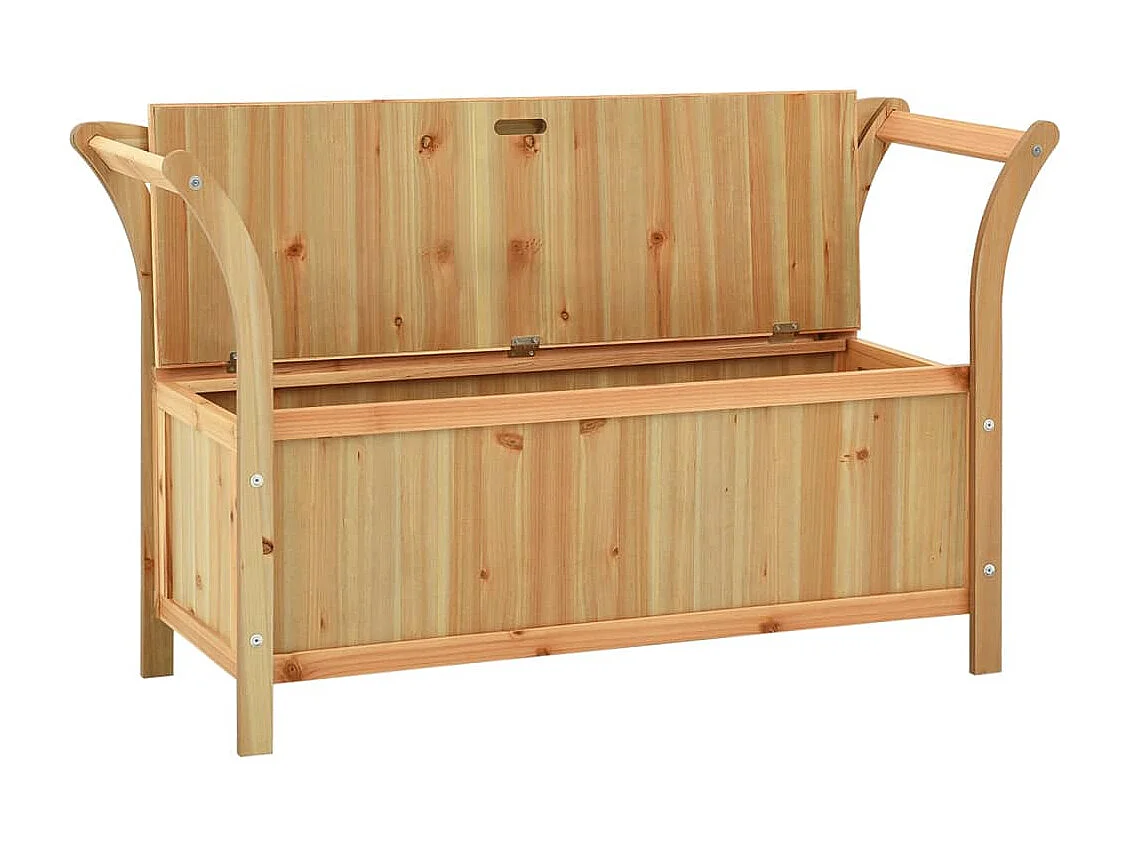 Banco madera maciza de abeto 107x45x75,5 cm