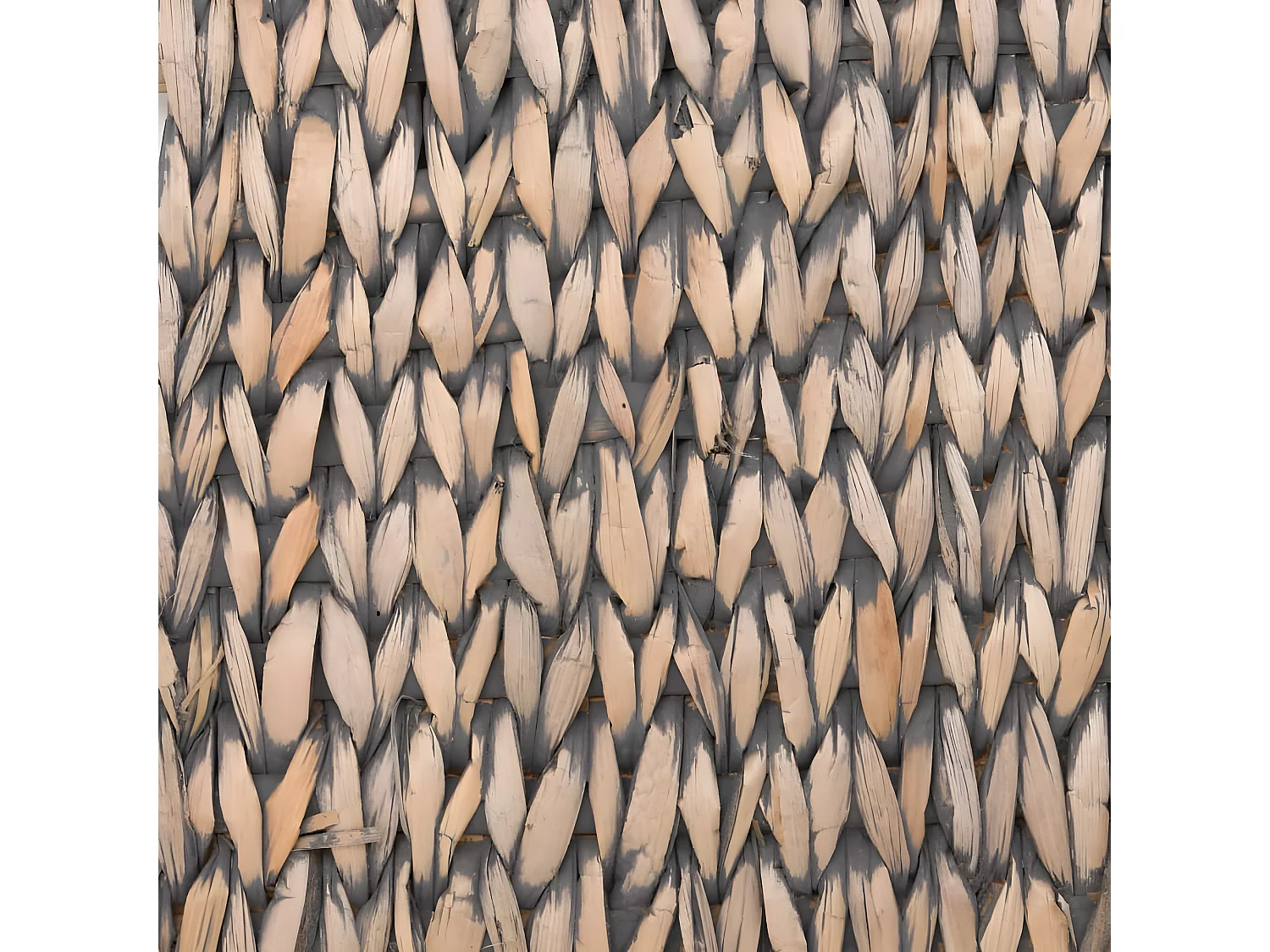 Sitzbänke mit Stauraum und Kissen in Grau 2 Stk. 69 cm Rohrkolben