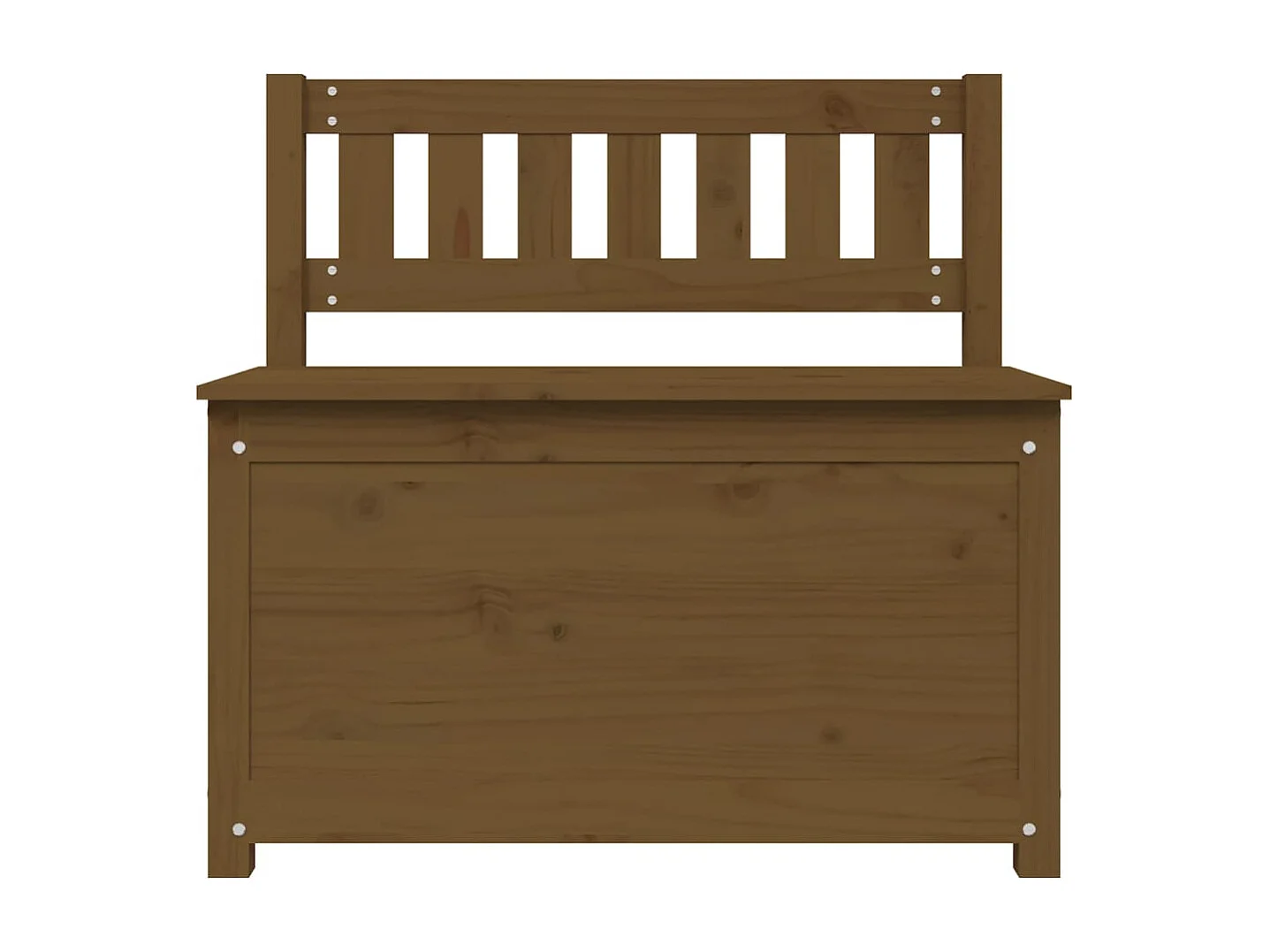Banc Marron miel 80x41x77 cm Bois de pin massif