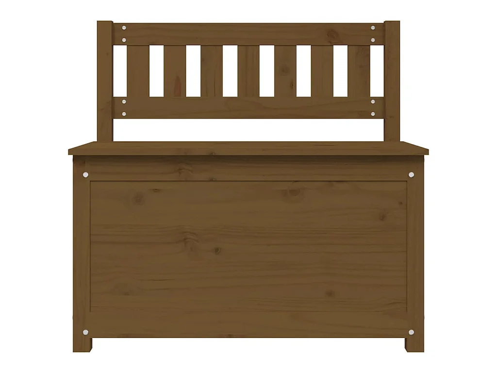 Sitzbank Honigbraun 80x41x77 cm Massivholz Kiefer