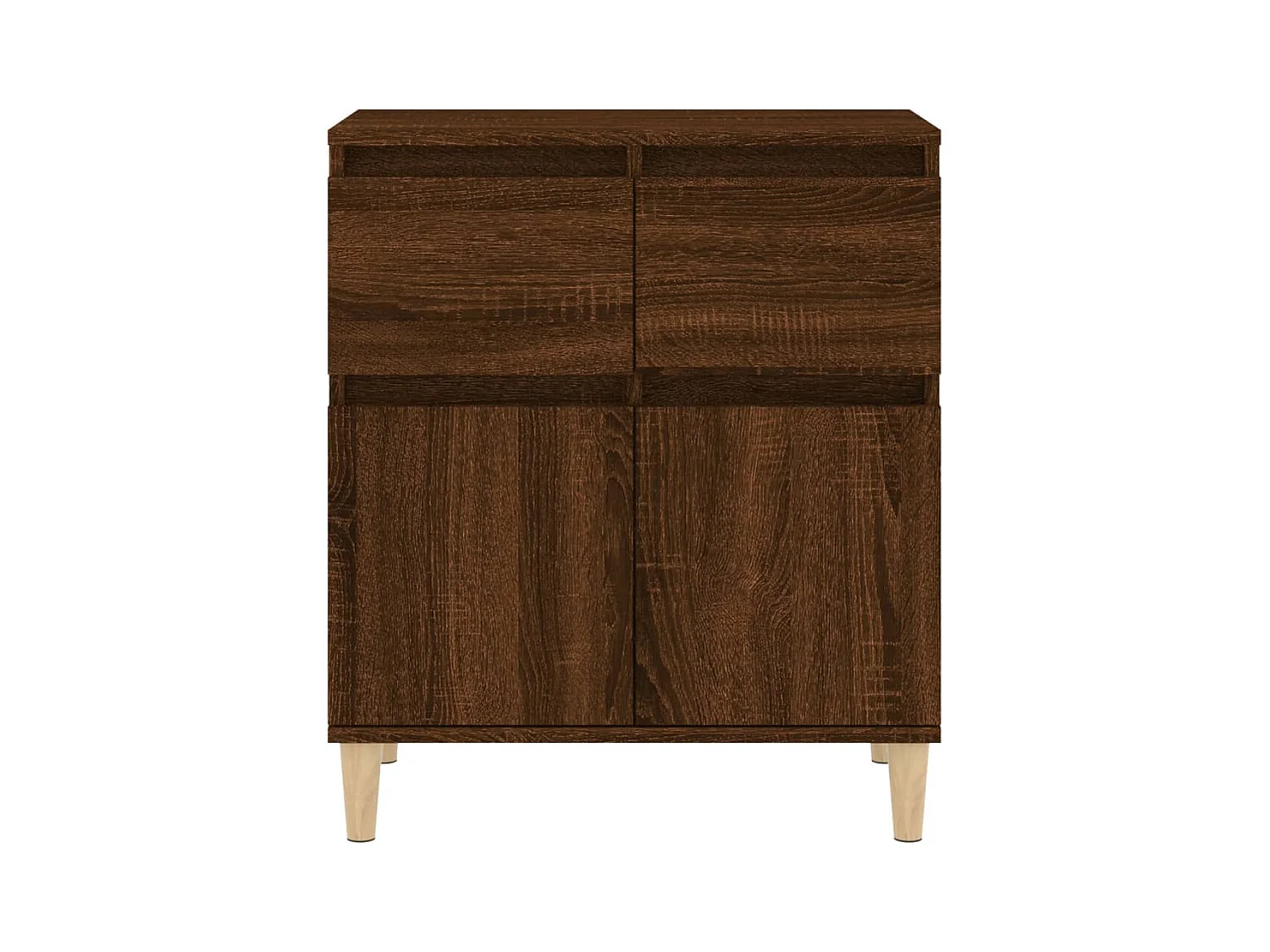 Buffet Chêne marron 60x35x70 cm Bois d'ingénierie