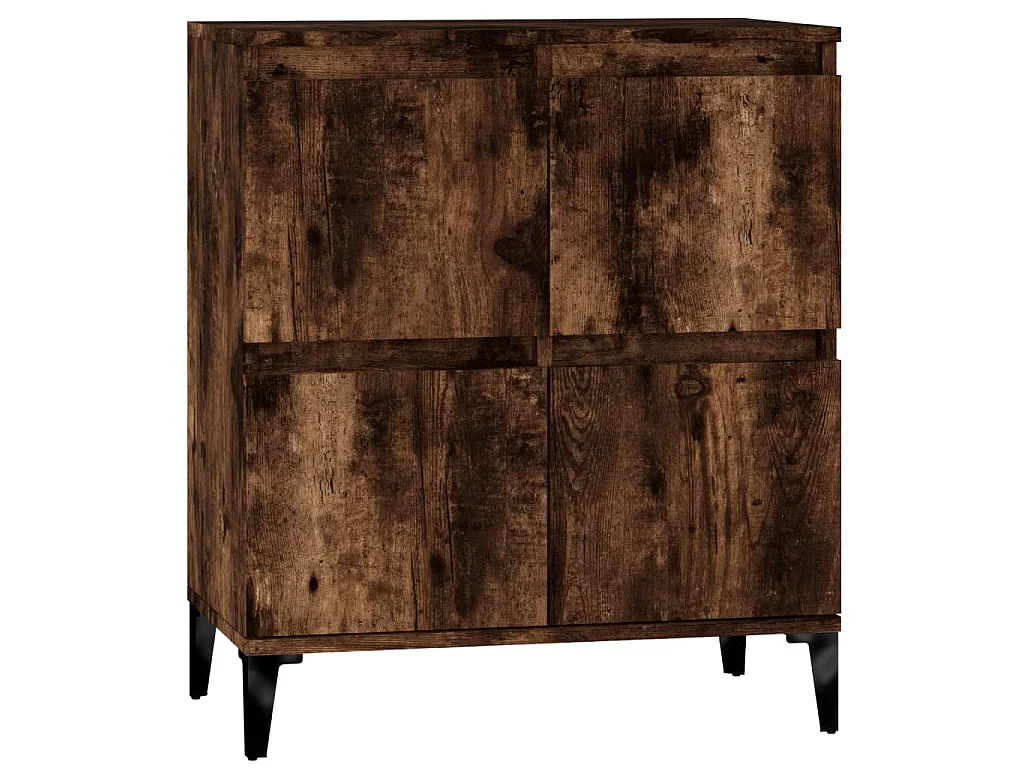 Buffet Chêne fumé 60x35x70 cm Bois d'ingénierie