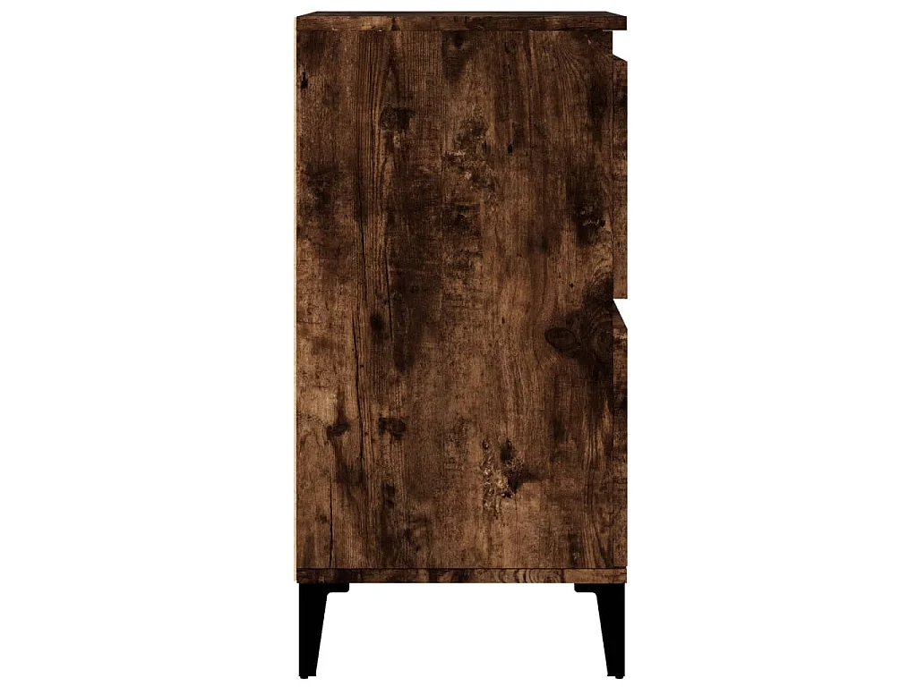 Buffet Chêne fumé 60x35x70 cm Bois d'ingénierie