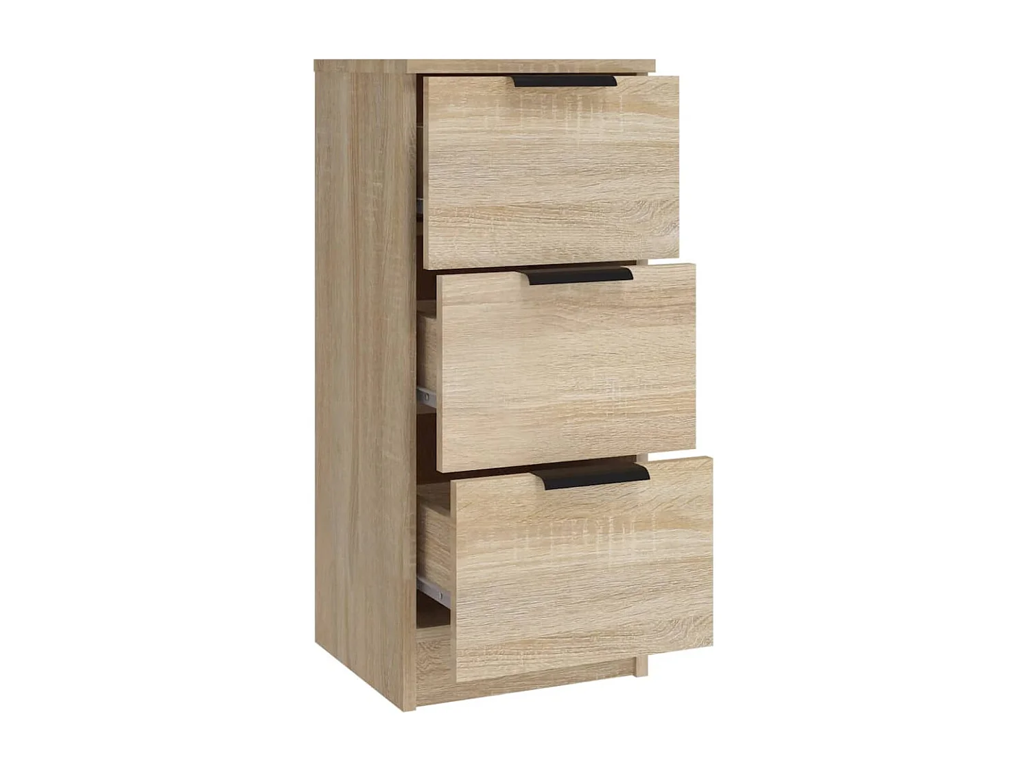 Buffets 3 pcs Chêne sonoma Bois d'ingénierie