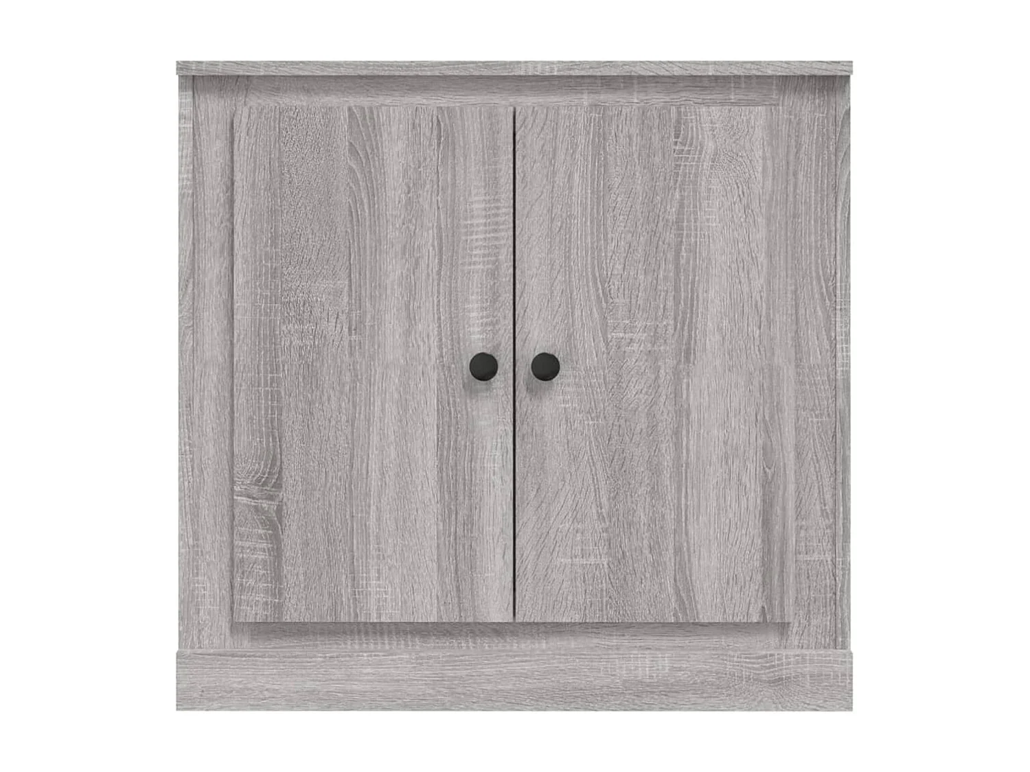 Aparador de madera contrachapada gris Sonoma 70x35,5x67,5 cm