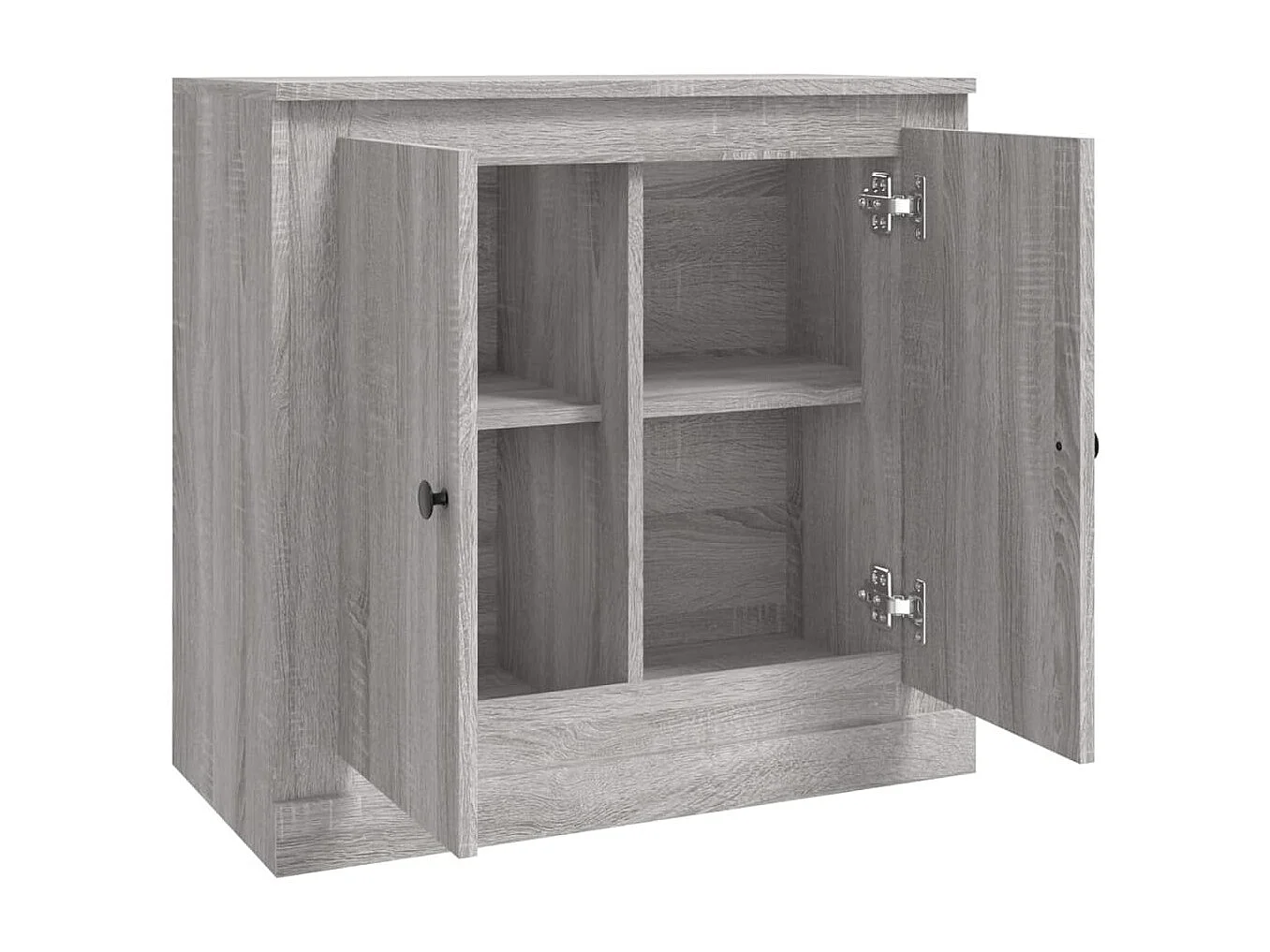 Aparador de madera contrachapada gris Sonoma 70x35,5x67,5 cm
