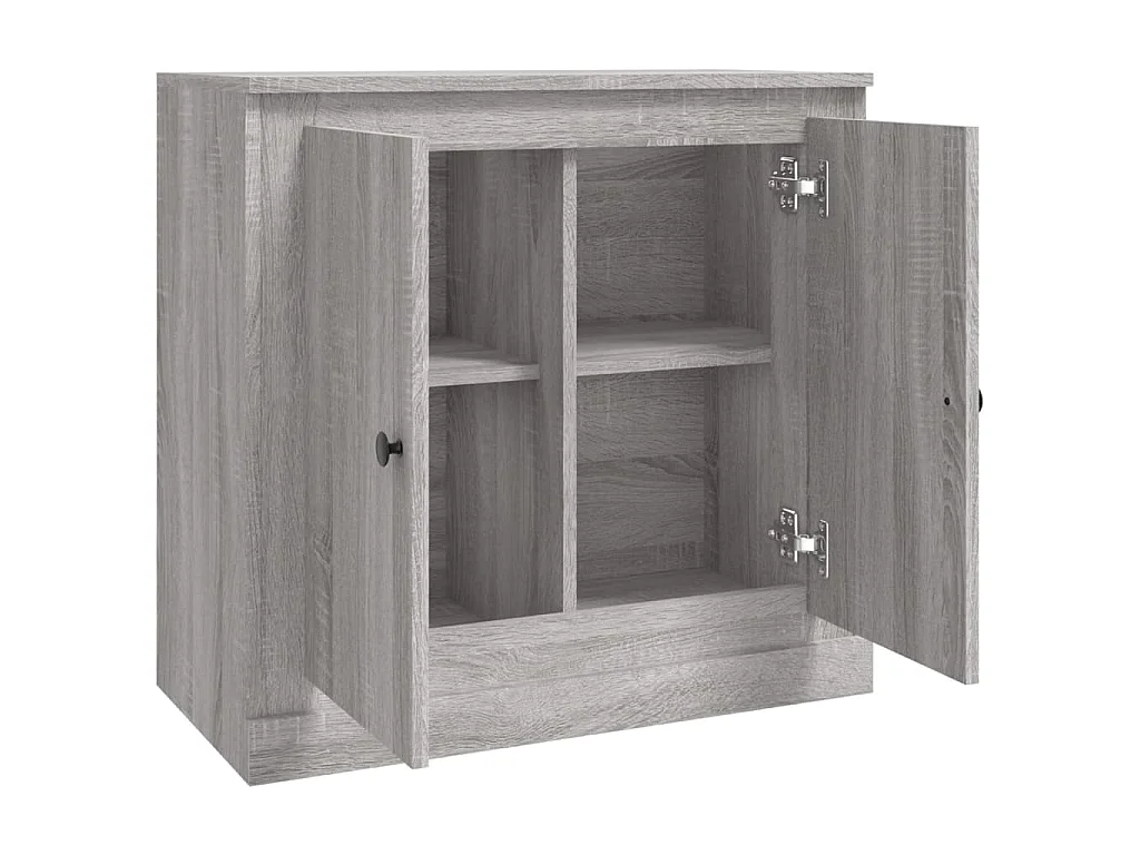 Buffet sonoma gris 70x35,5x67,5 cm bois d'ingénierie