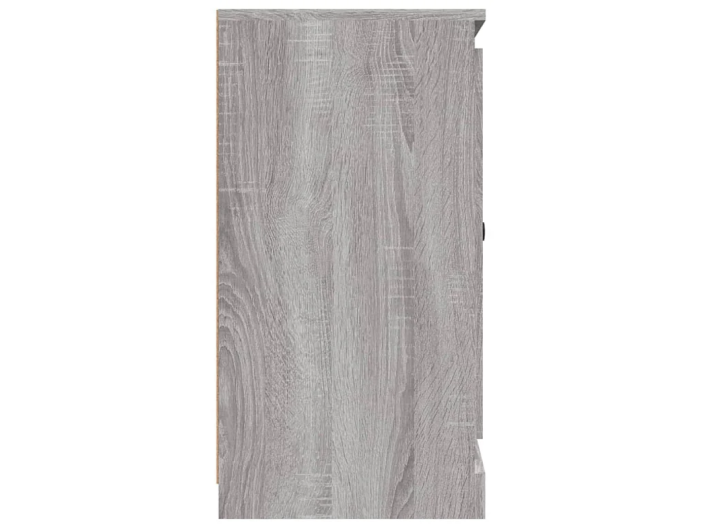 Buffet sonoma gris 70x35,5x67,5 cm bois d'ingénierie