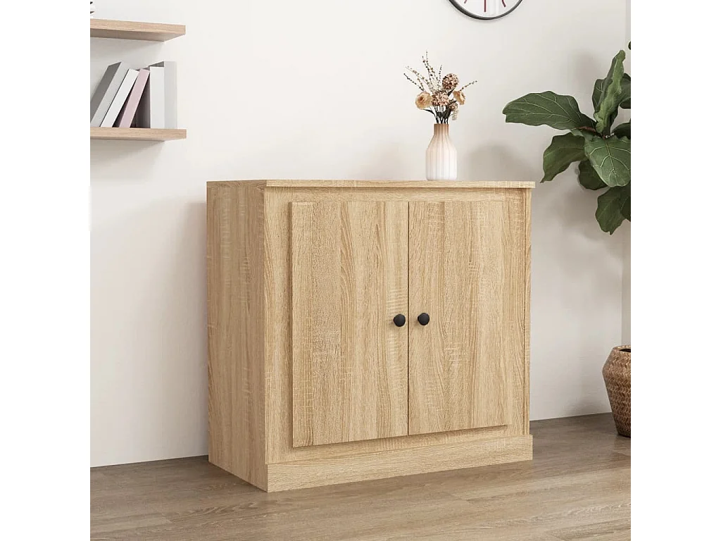 Sideboard Sonoma-Eiche 70x35,5x67,5 cm Holzwerkstoff