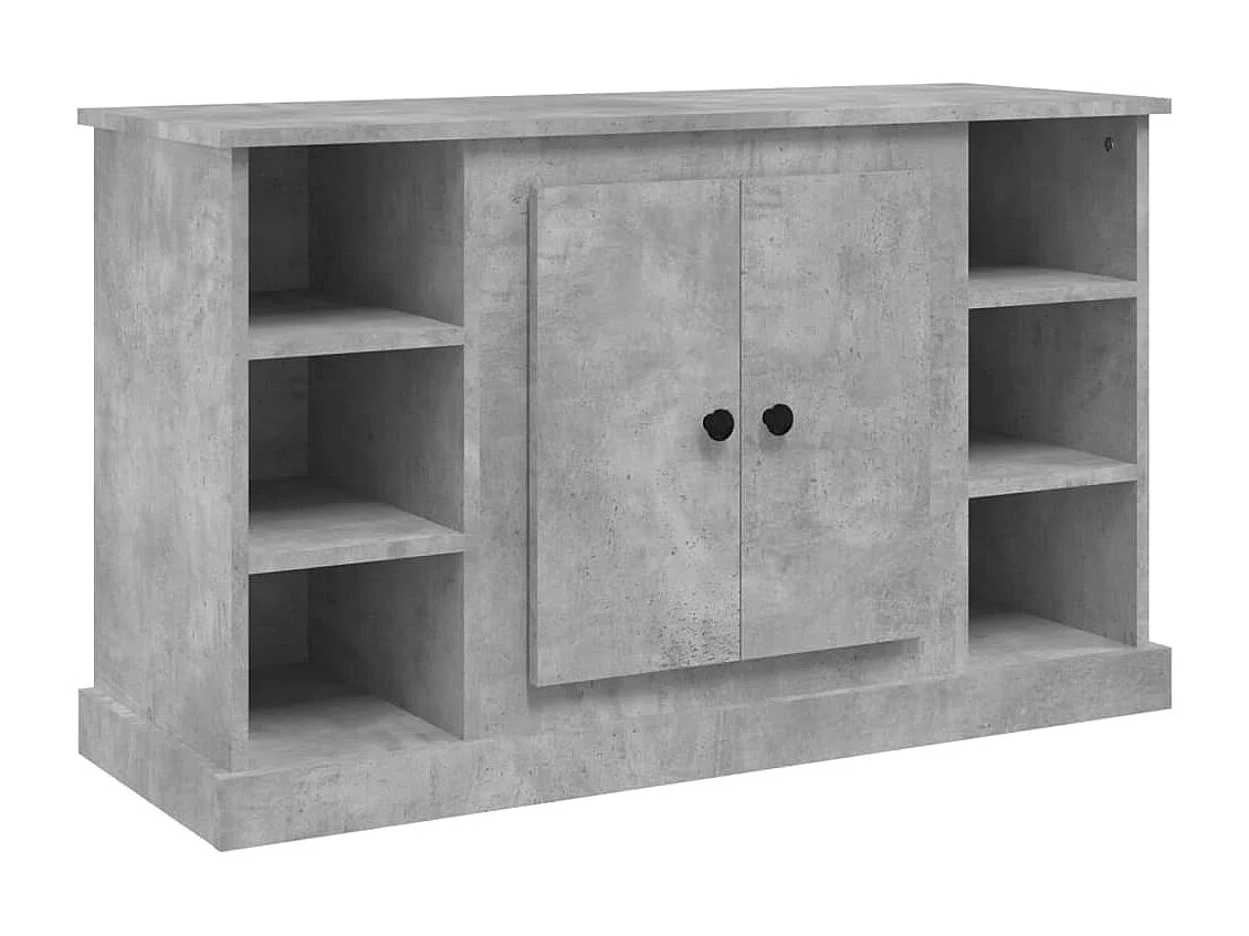 Sideboard Betongrau 100x35,5x60 cm Holzwerkstoff