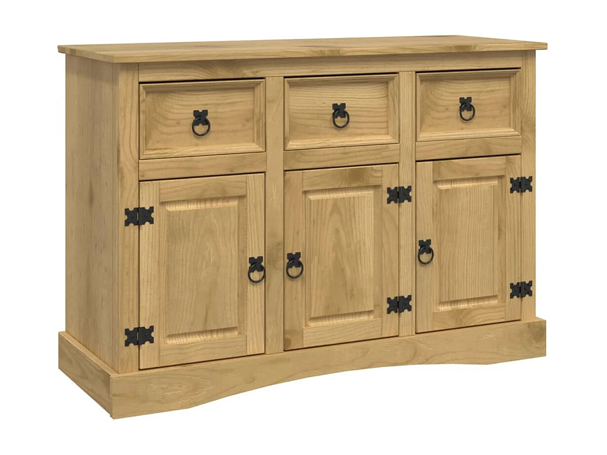 Buffet Corona 115x43x79,5 cm bois massif pin mexicain