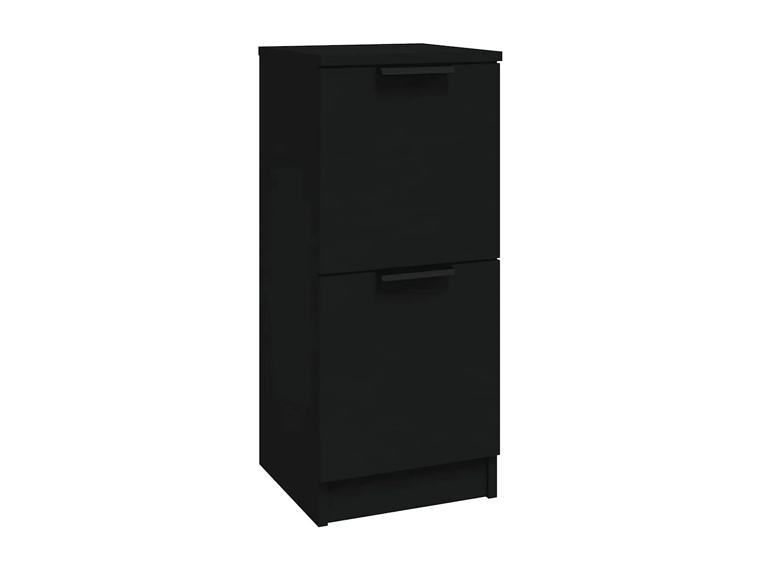 Aparador 30x30x70 cm derivados de madeira preto