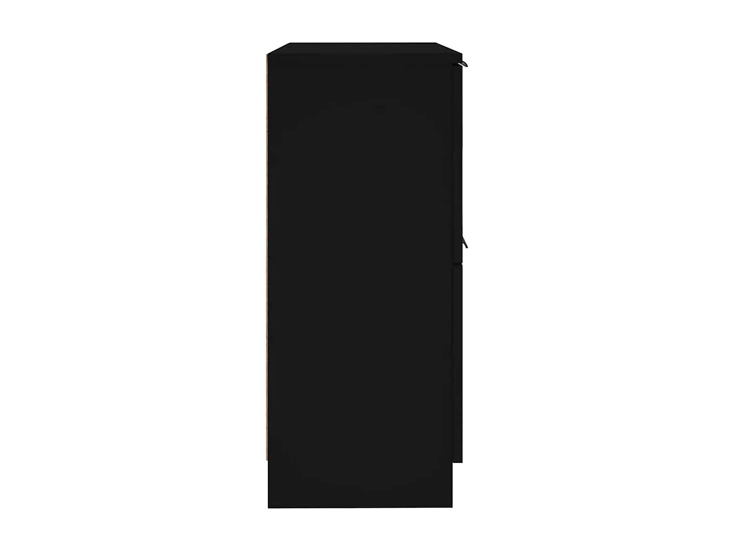 Aparador 30x30x70 cm derivados de madeira preto