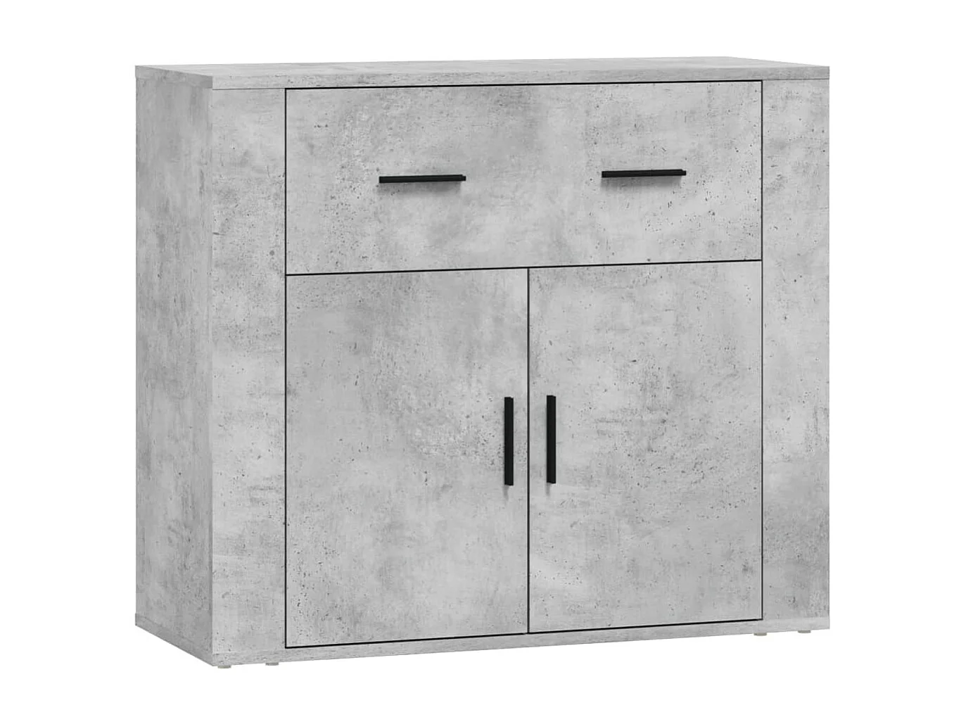 Aparadores 3 pcs derivados de madeira cinzento cimento