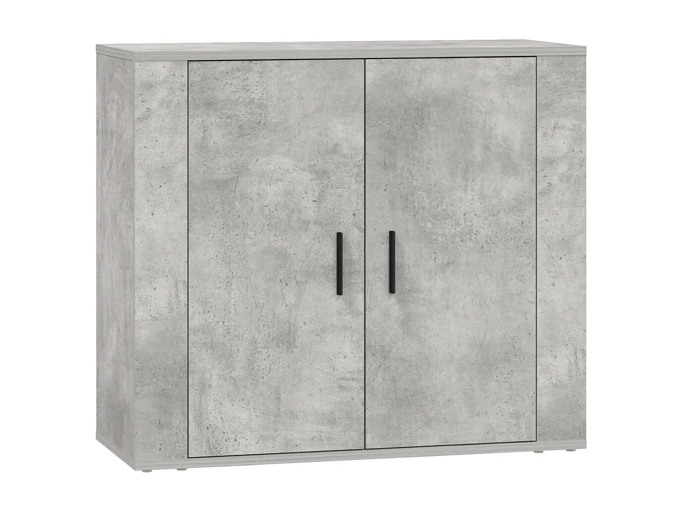 Aparadores 3 pcs derivados de madeira cinzento cimento