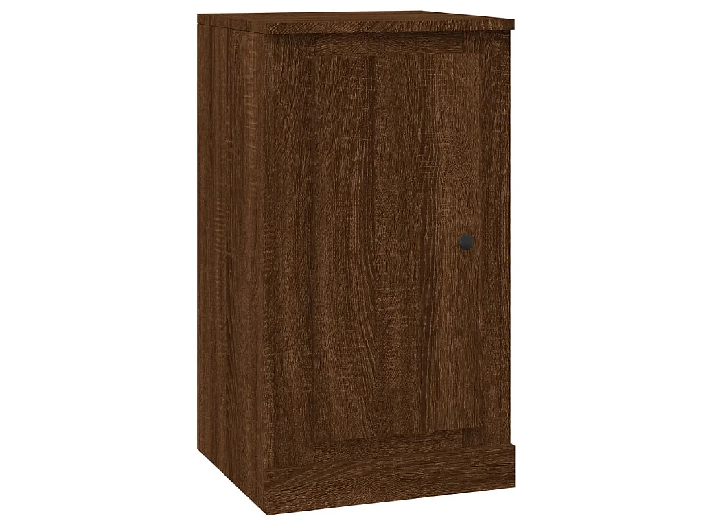 Buffets 2 pcs chêne marron 37,5x35,5x67,5 cm bois d'ingénierie