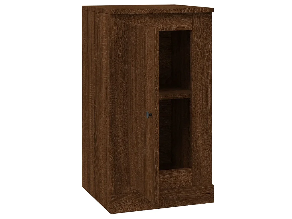 Buffets 2 pcs chêne marron 37,5x35,5x67,5 cm bois d'ingénierie