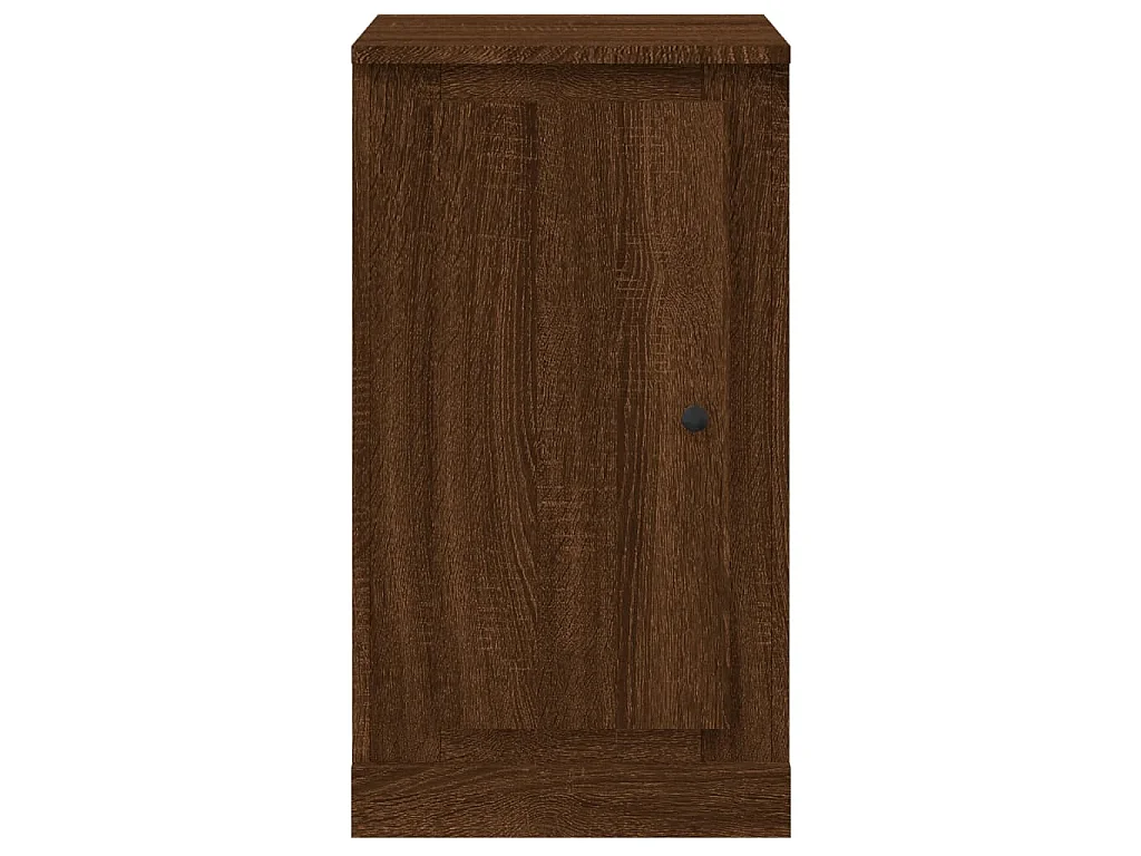 Buffets 2 pcs chêne marron 37,5x35,5x67,5 cm bois d'ingénierie