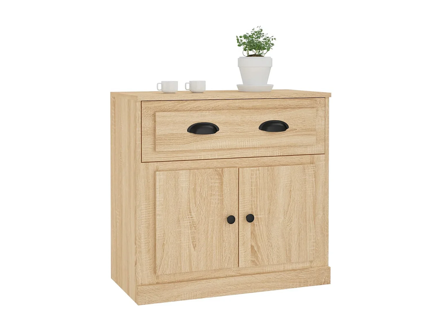 Buffet chêne sonoma 70x35,5x67,5 cm bois d'ingénierie