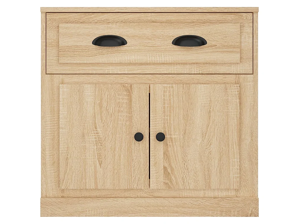 Buffet chêne sonoma 70x35,5x67,5 cm bois d'ingénierie