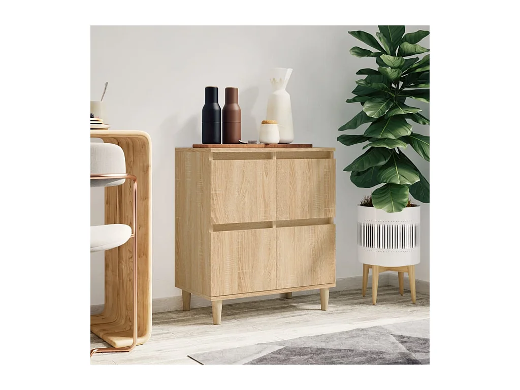 Buffet Chêne sonoma 60x35x70 cm Bois d'ingénierie