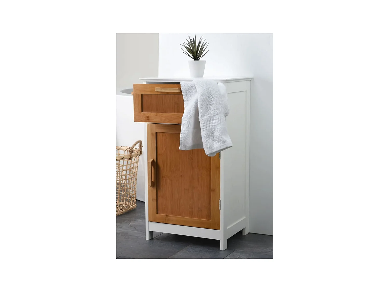 Armoire avec porte et tiroir MDF
