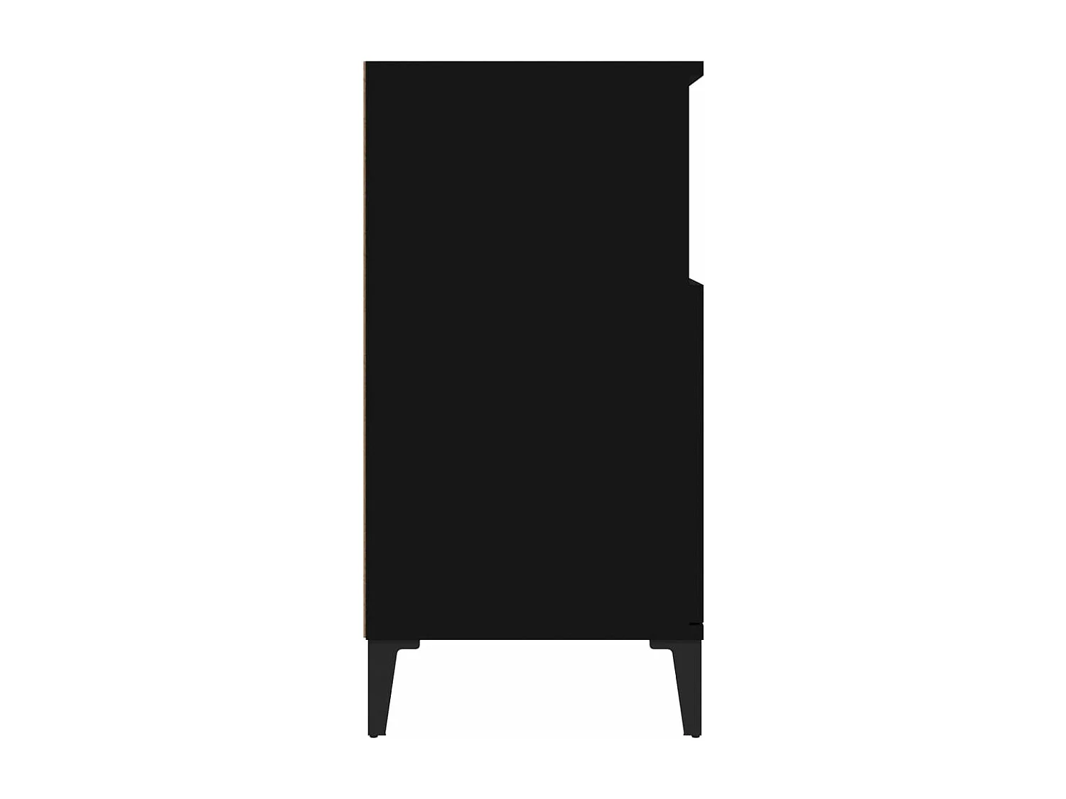 Buffet Noir 60x35x70 cm Bois d'ingénierie