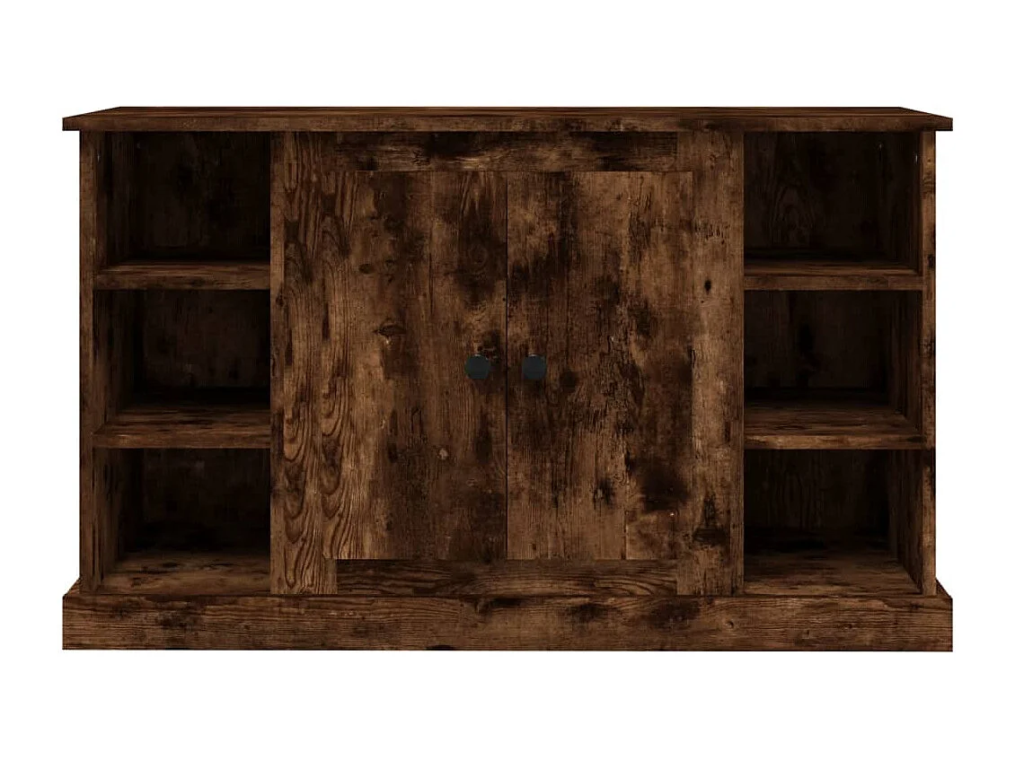 Dressoir 100x35,5x60 cm bewerkt hout gerookt eikenkleurig