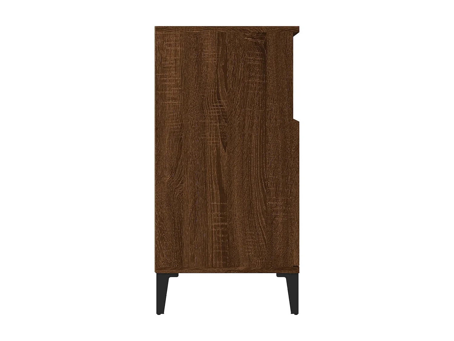 Credenza Rovere Marrone 60x35x70 cm in Legno Multistrato