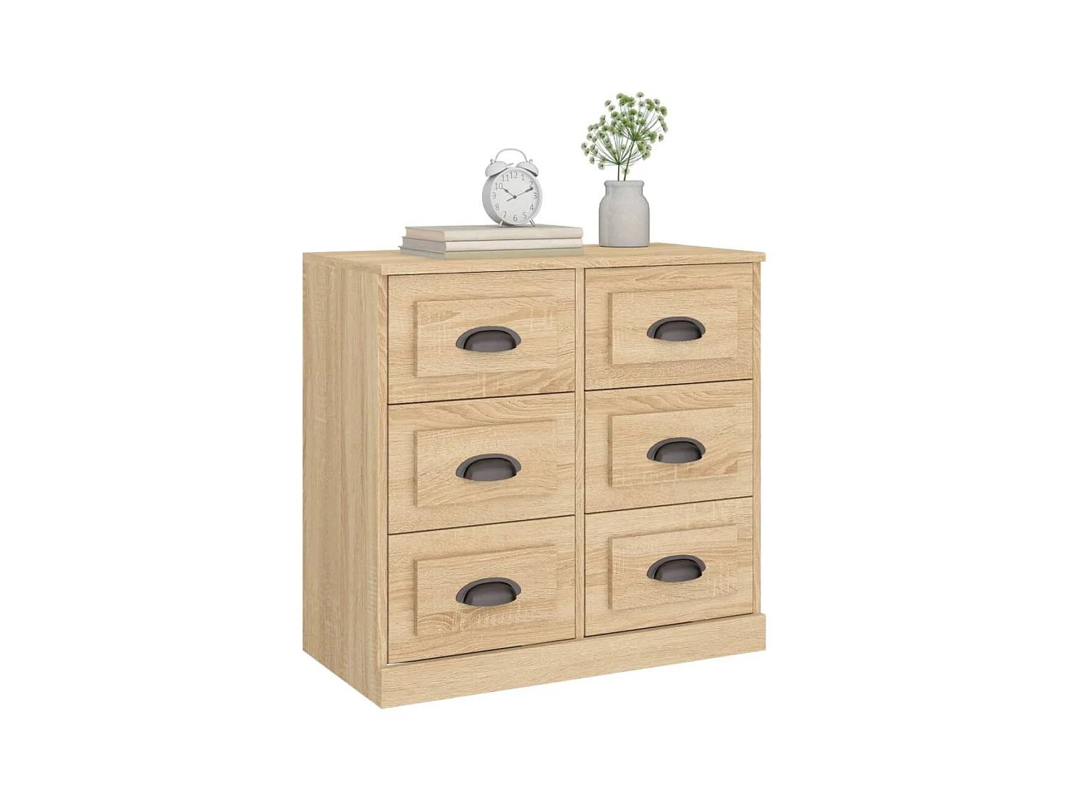 Buffet chêne sonoma 70x35,5x67,5 cm bois d'ingénierie