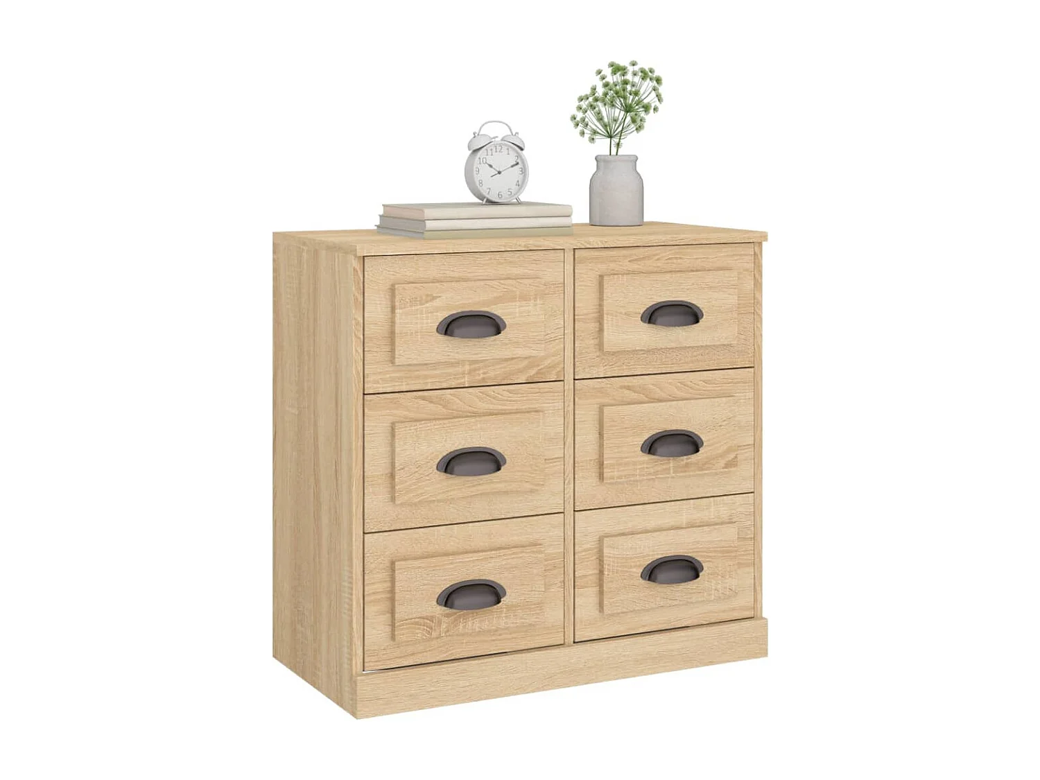 Buffet chêne sonoma 70x35,5x67,5 cm bois d'ingénierie