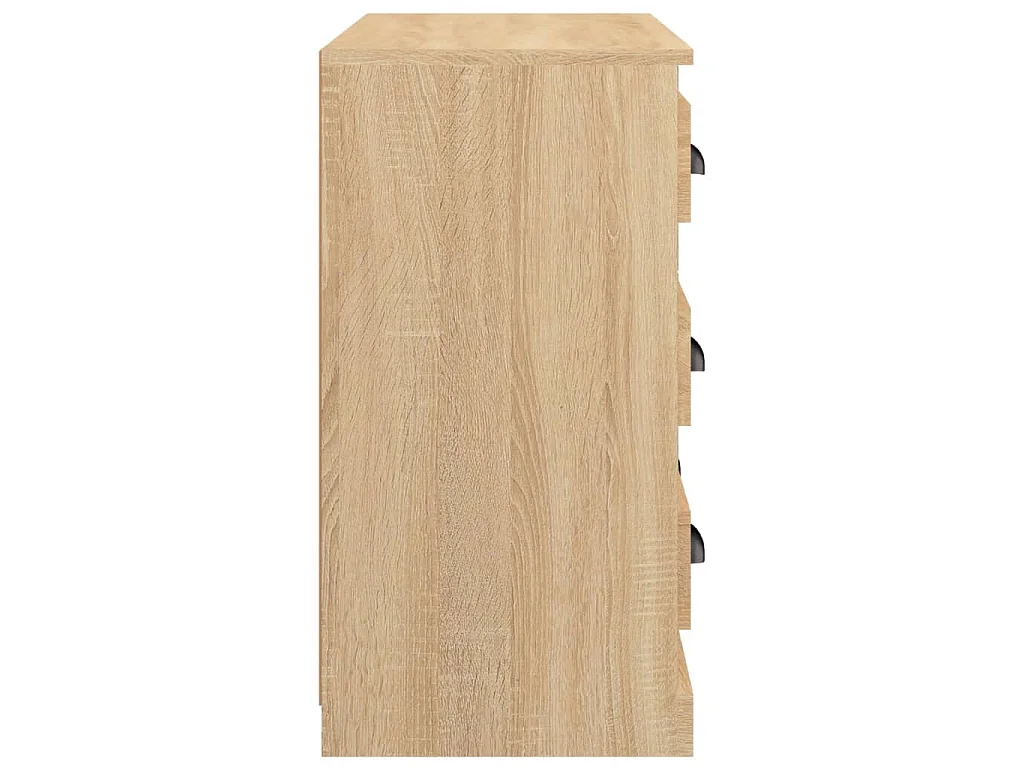Dressoir 70x35,5x67,5 cm bewerkt hout sonoma eikenkleurig