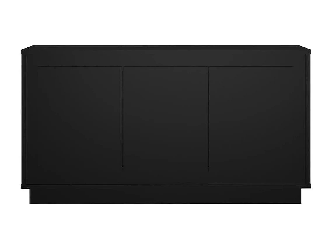 Credenza Nera 102x35x55 cm in Legno Multistrato