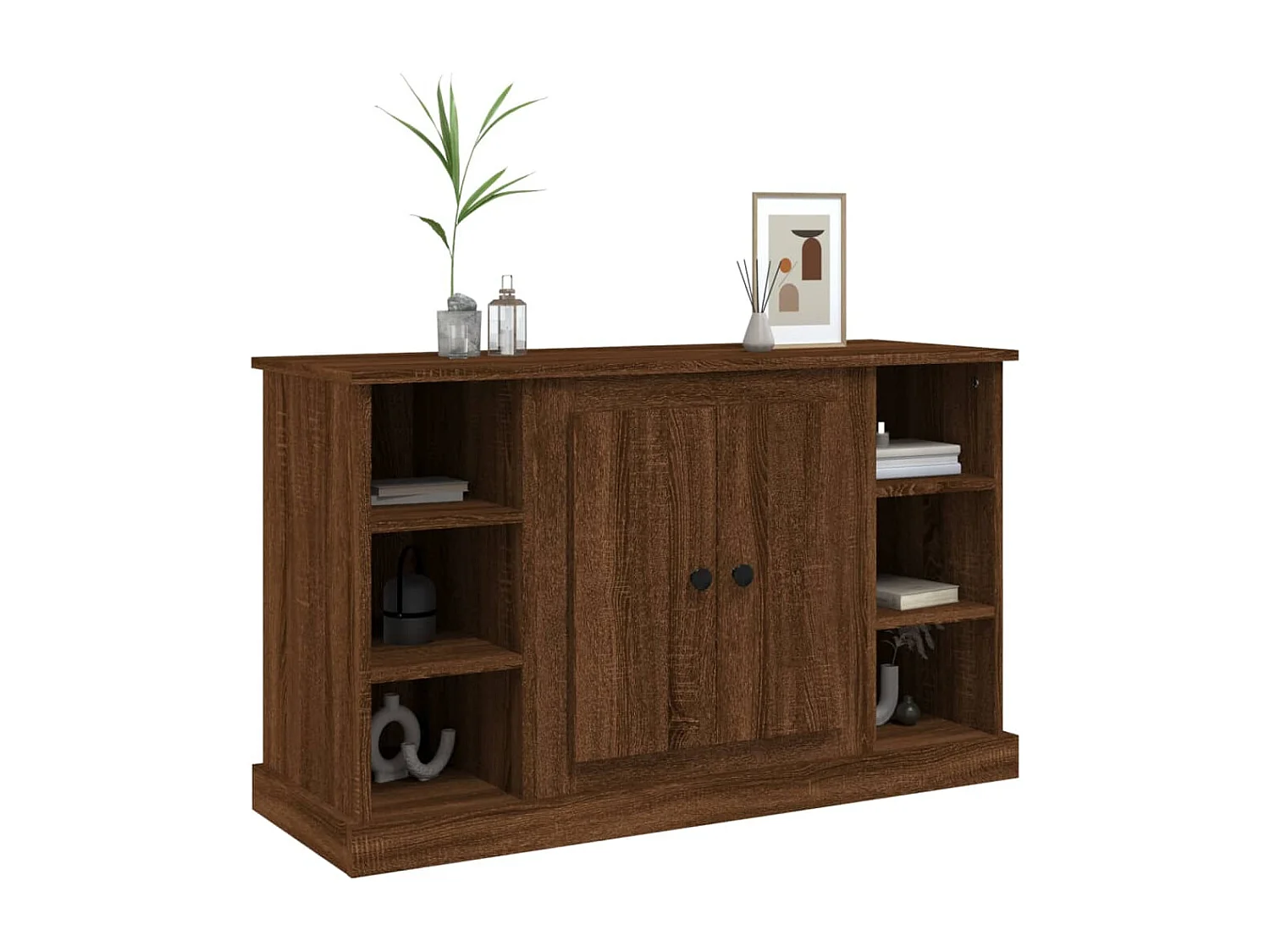 Buffet Chêne marron 100x35,5x60 cm Bois d'ingénierie