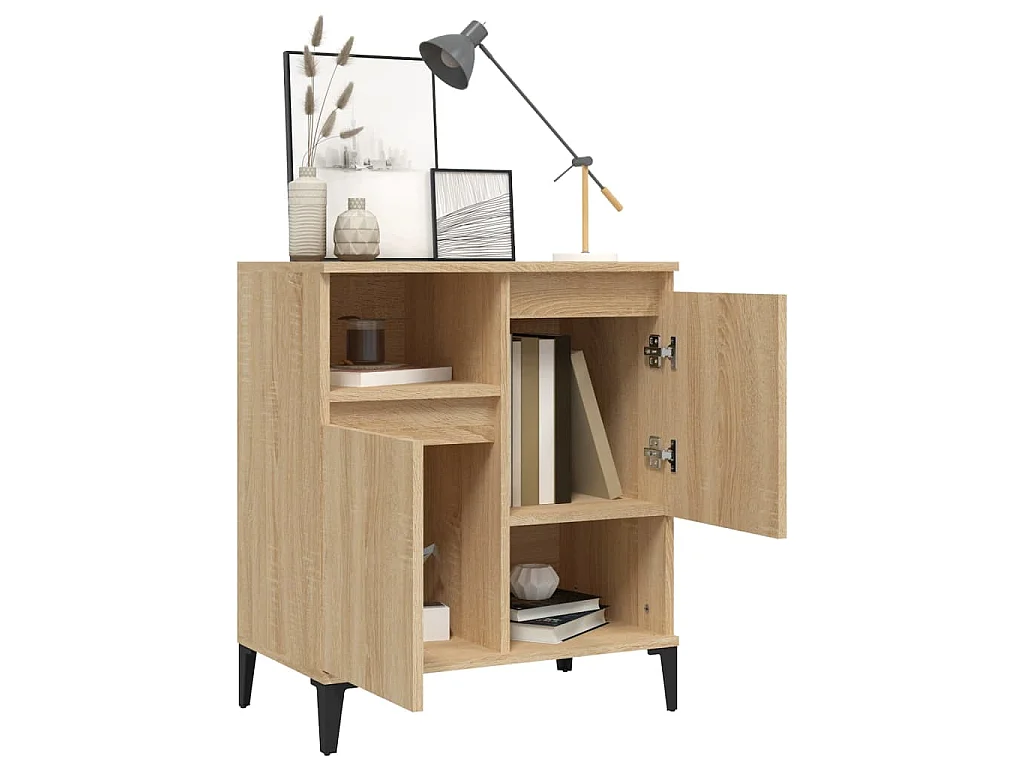 Buffet Chêne sonoma 60x35x70 cm Bois d'ingénierie