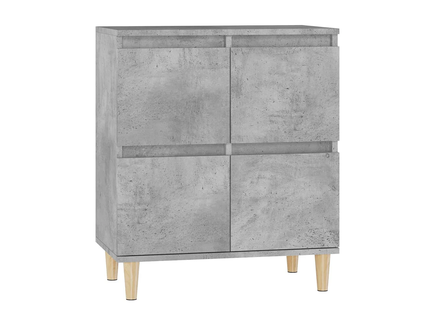 Buffet Gris béton 60x35x70 cm Bois d'ingénierie
