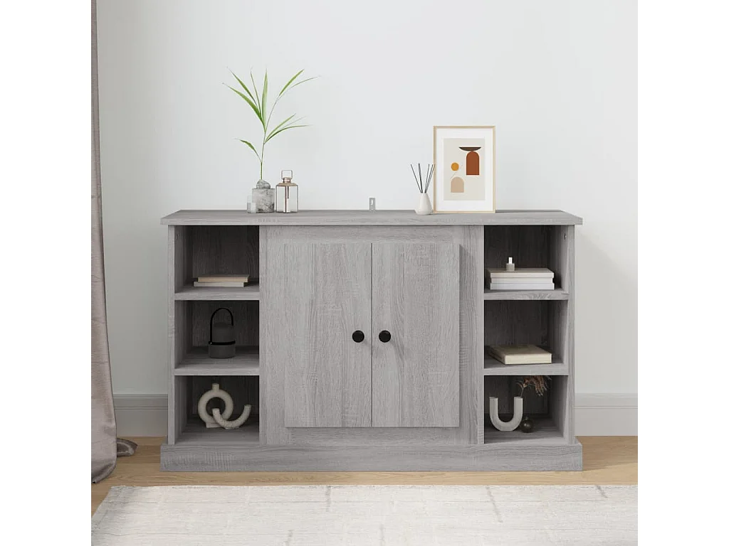 Buffet Sonoma gris 100x35,5x60 cm Bois d'ingénierie