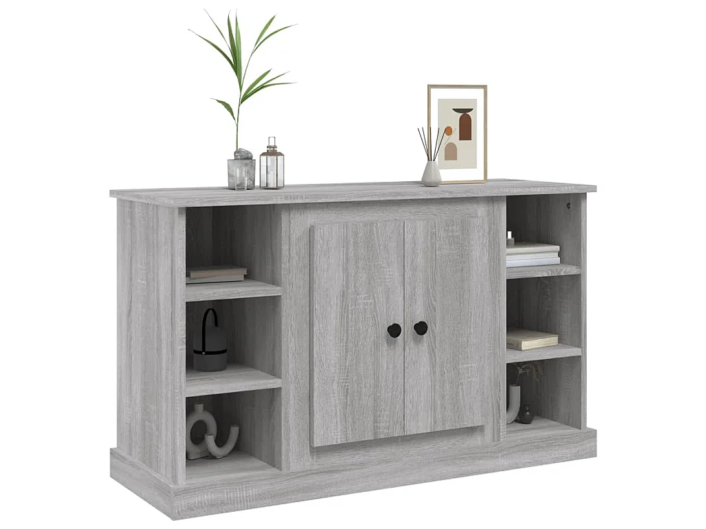 Buffet Sonoma gris 100x35,5x60 cm Bois d'ingénierie