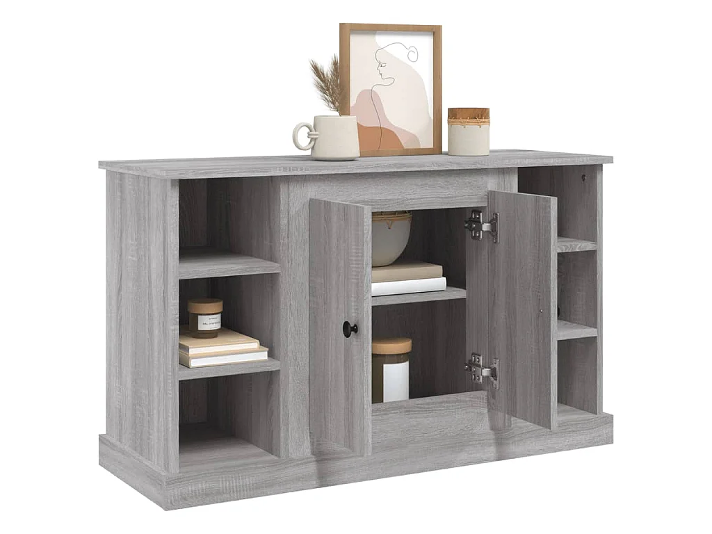 Buffet Sonoma gris 100x35,5x60 cm Bois d'ingénierie