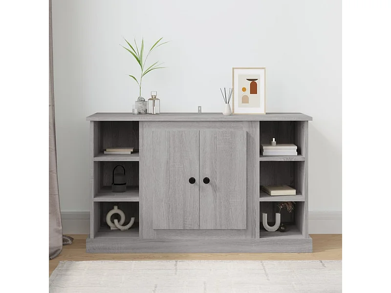 Sideboard Grau Sonoma 100x35,5x60 cm Holzwerkstoff