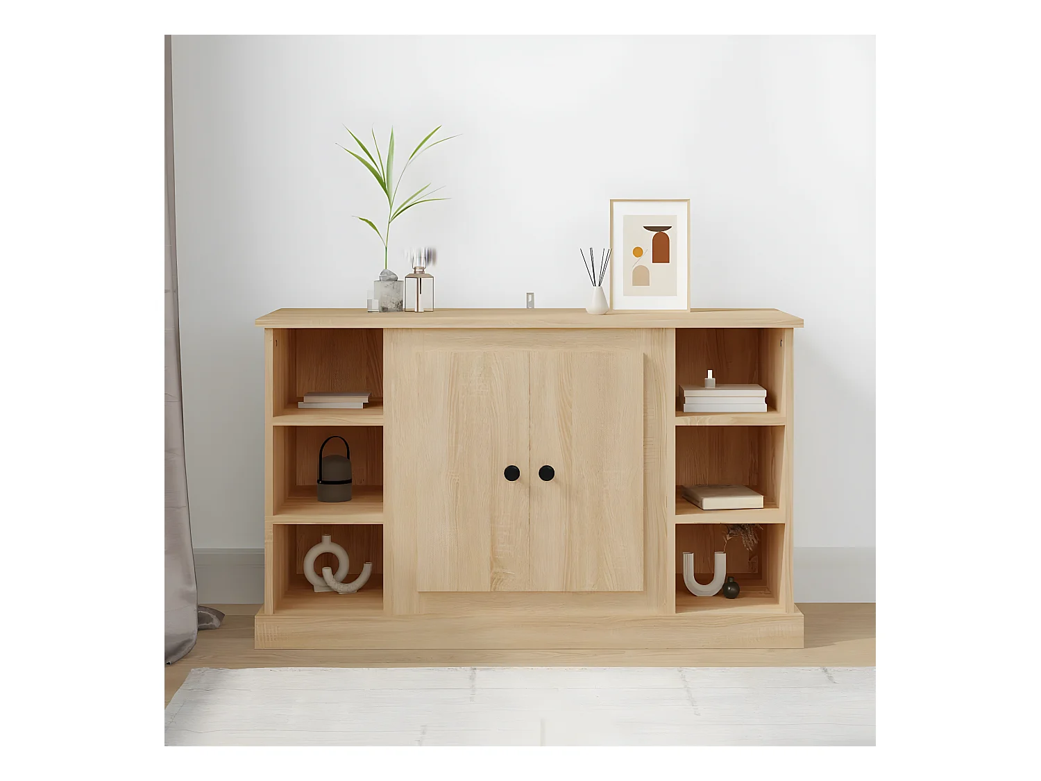 Buffet Chêne sonoma 100x35,5x60 cm Bois d'ingénierie