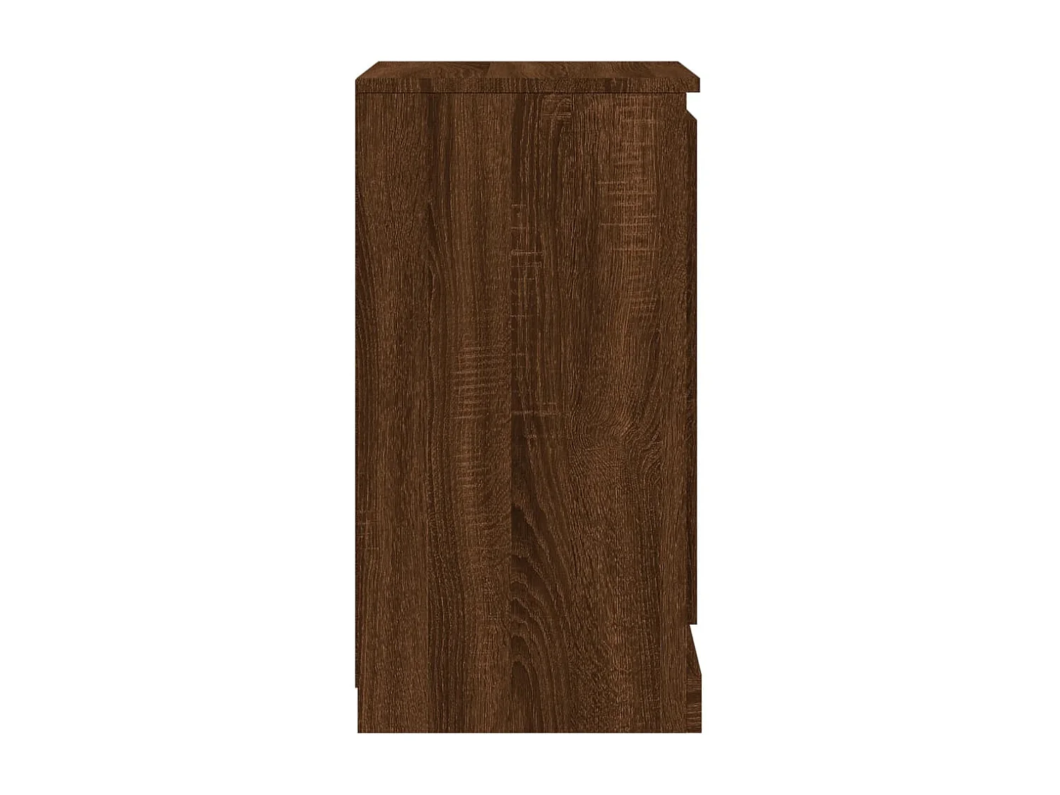 Buffet chêne marron 37,5x35,5x67,5 cm bois d'ingénierie