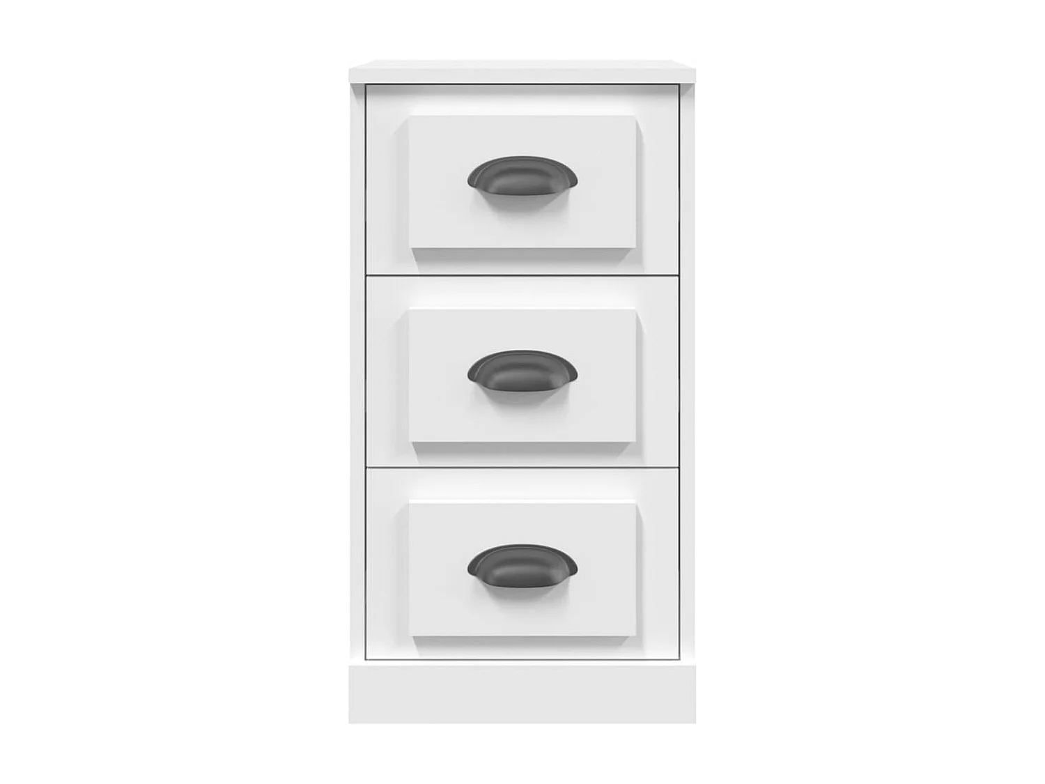 Dressoir 36x35,5x67,5 cm bewerkt hout wit