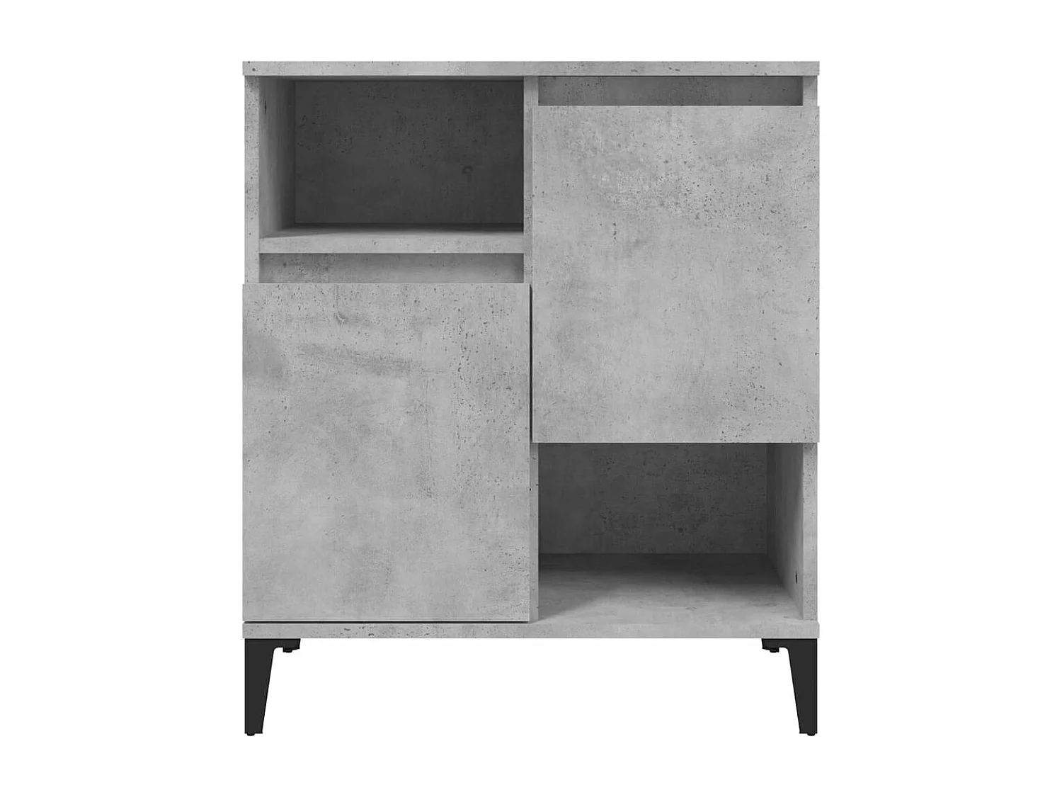 Sideboard Betongrau 60x35x70 cm Holzwerkstoff