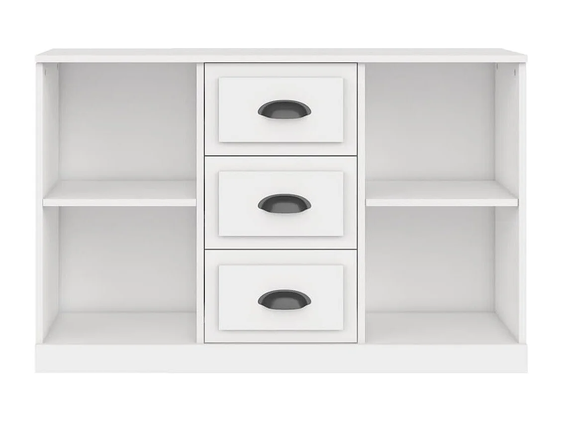Buffet blanc 104,5x35,5x67,5 cm bois d'ingénierie